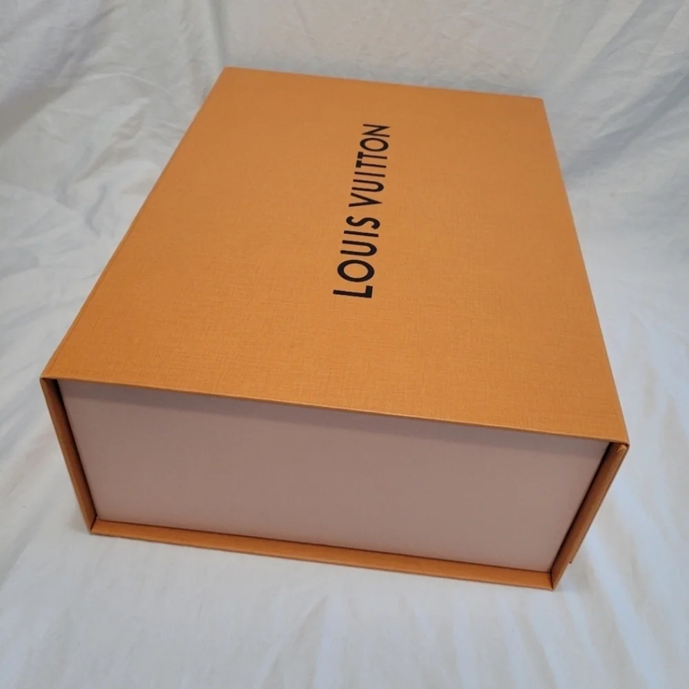 Louis Vuitton Magnetic Gift Box Decorative Storage Organizer Empty 14 x 10 x 4.7